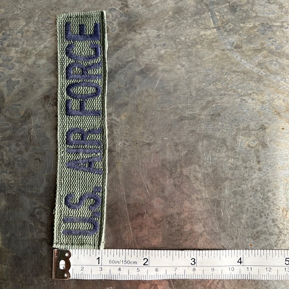 U.S. AIR FORCE embroidered tape patch - Vintage - Picture 9 of 10